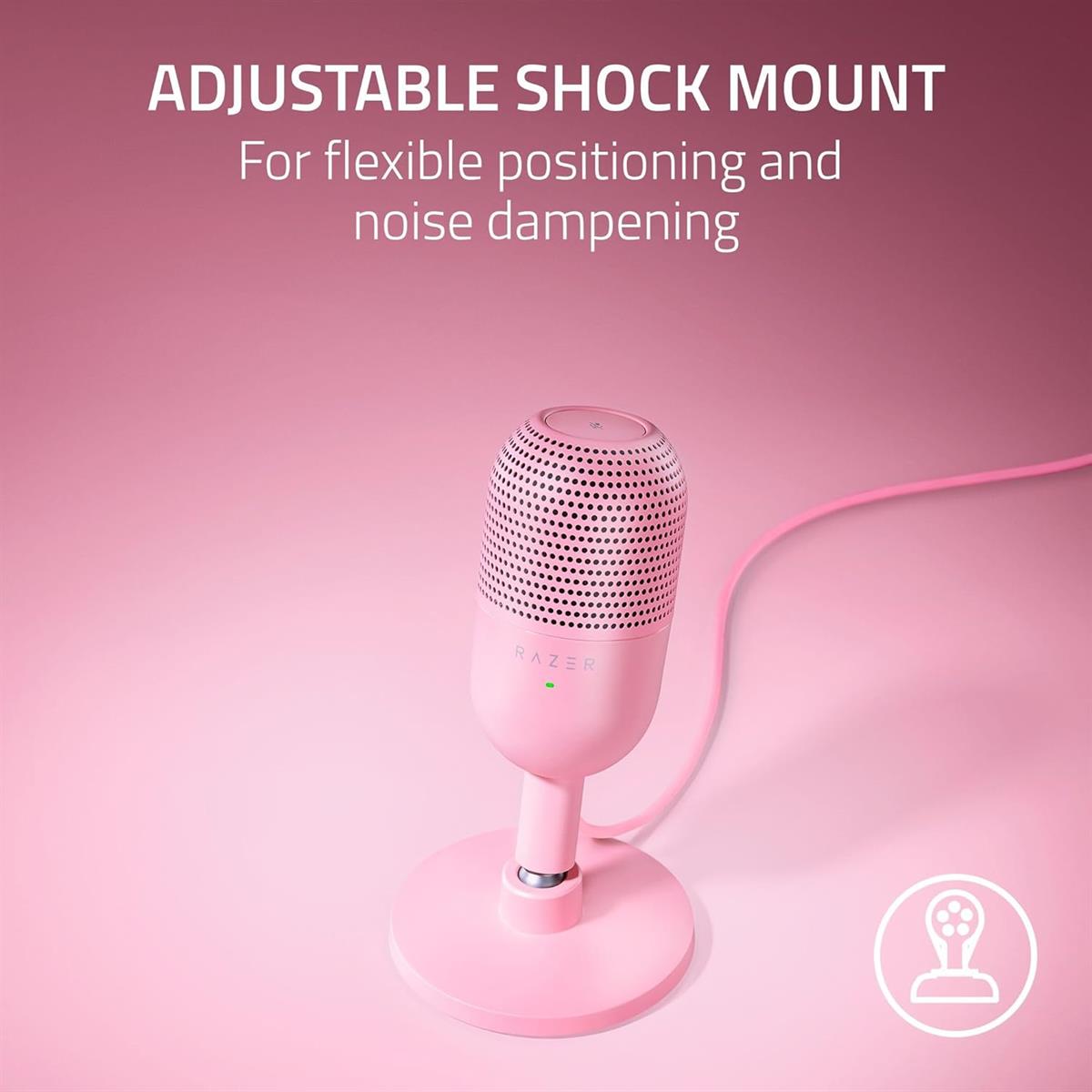 Razer Seiren V3 Mini USB Microphone - Quartz Pink