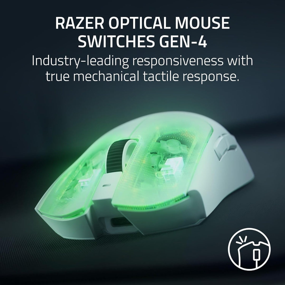 Razer Viper V4 Pro Wireless Esports Gaming Mouse - White