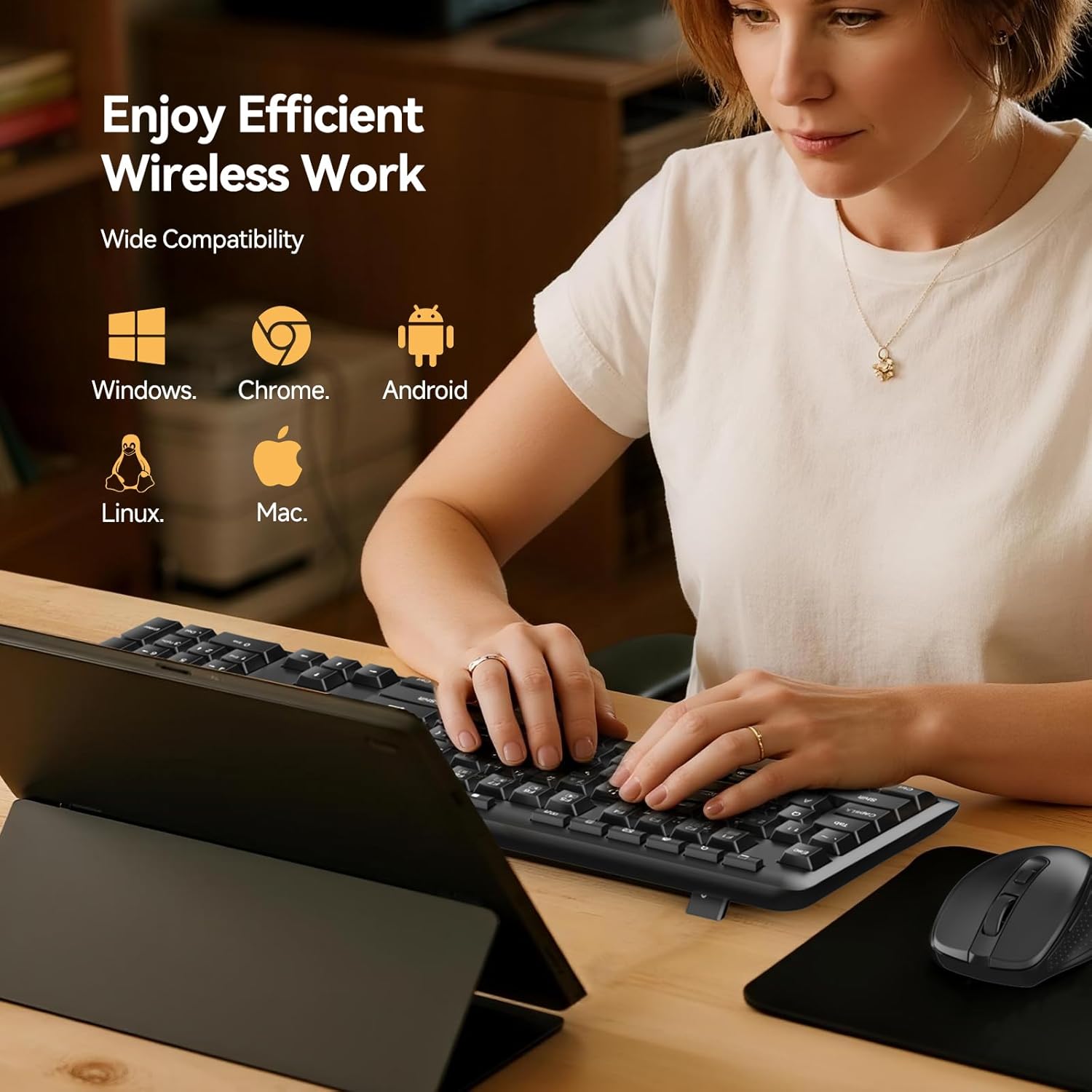 Redragon BS-7367B Wireless Keyboard and Mouse Combo