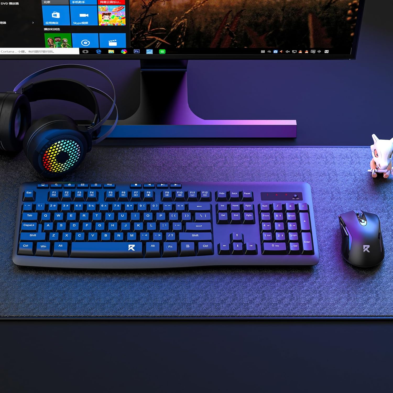 Redragon BS-7367A Wireless Keyboard and Mouse Combo