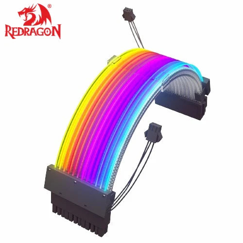 Redragon GCP06 24PIN ARGB Lighting Extension Cable - PakByte  