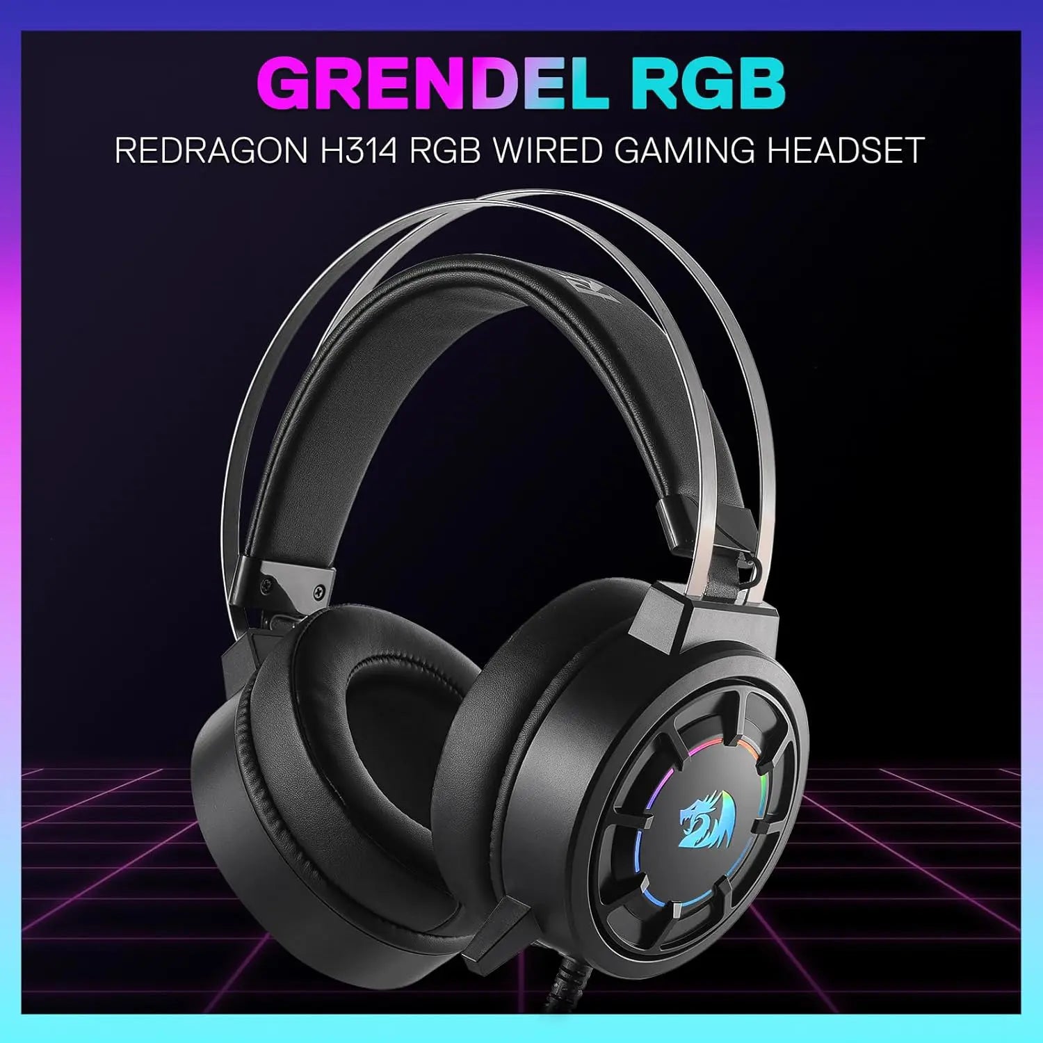 Redragon H314 Grendel RGB Gaming Headset