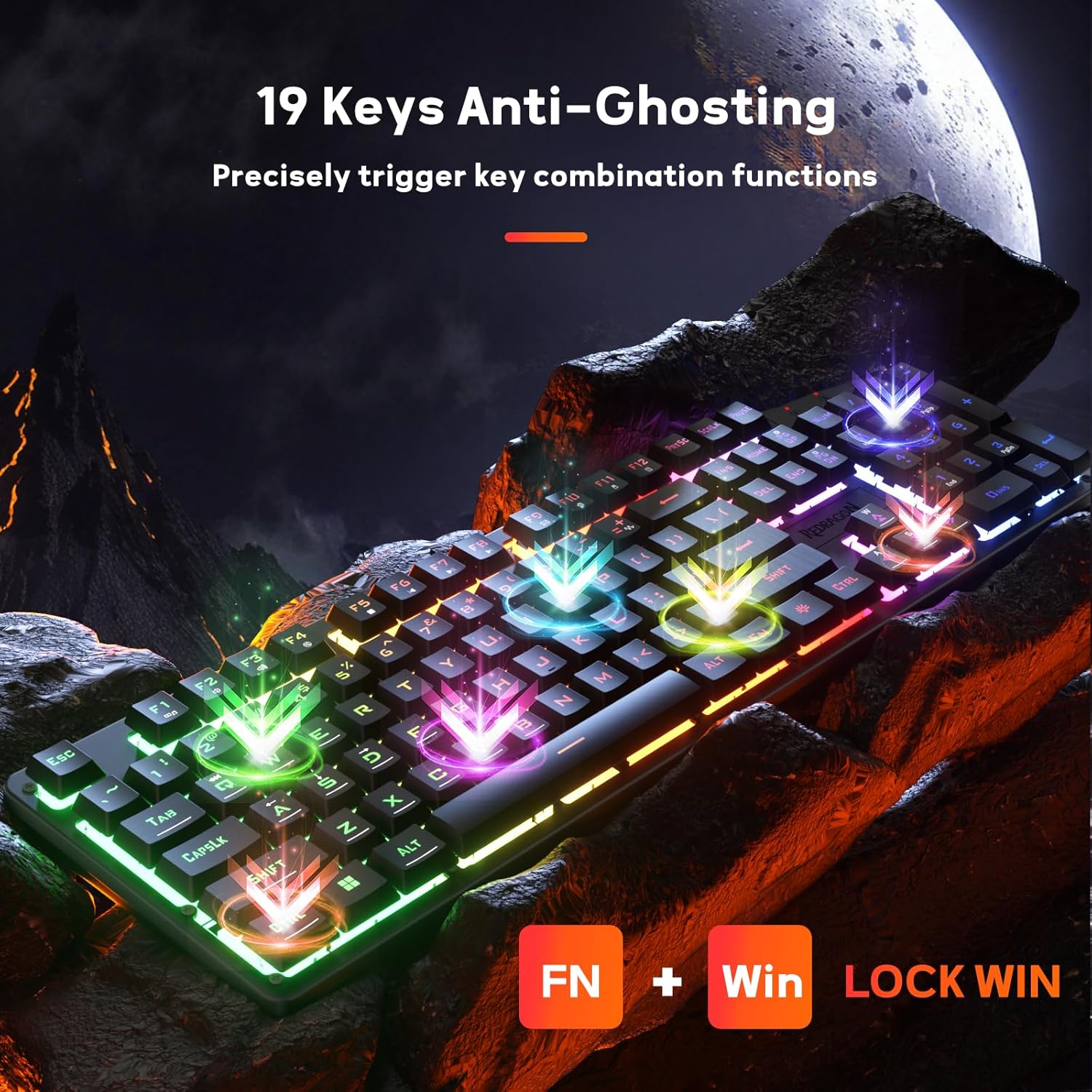 Redragon K521 Rainbow Gaming Keyboard