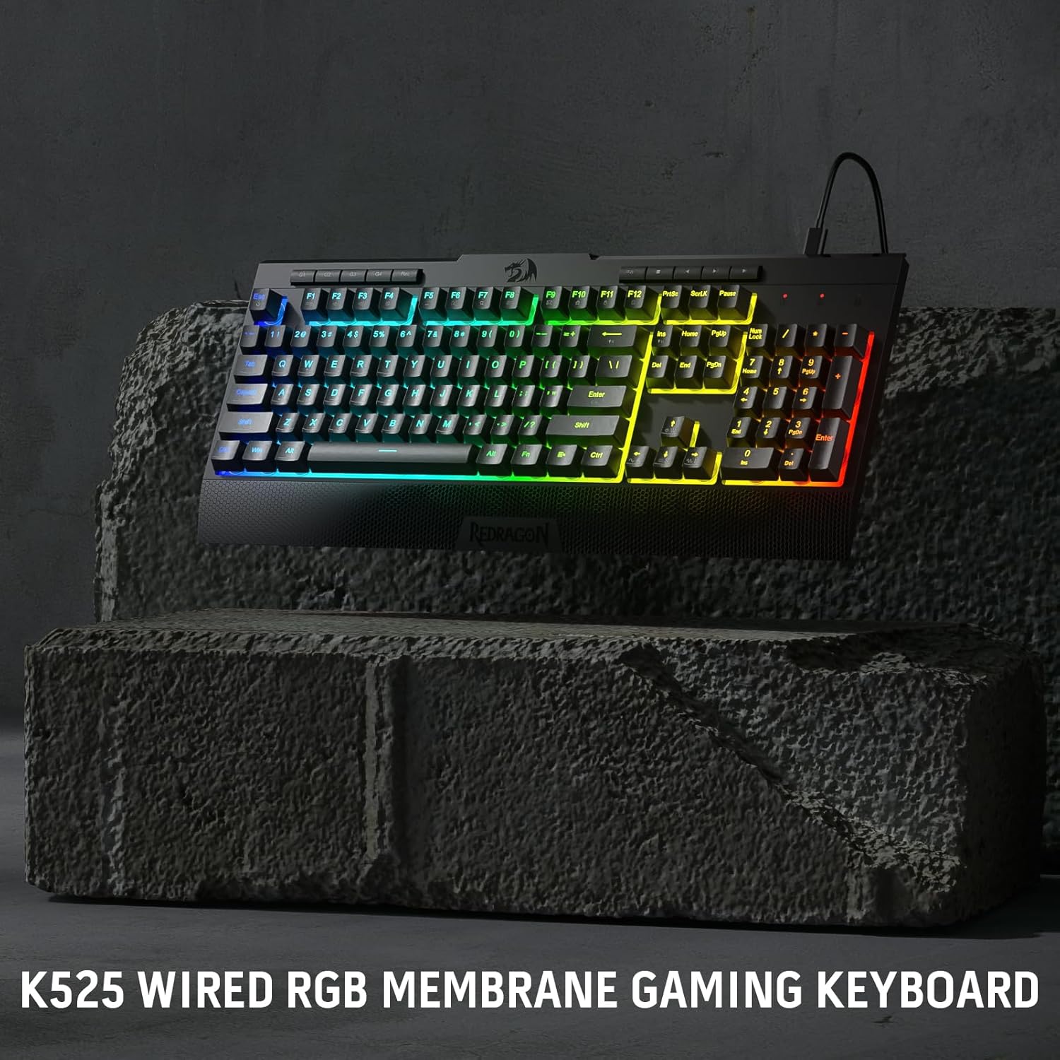 Redragon K525 RGB Wired Membrane Gaming Keyboard