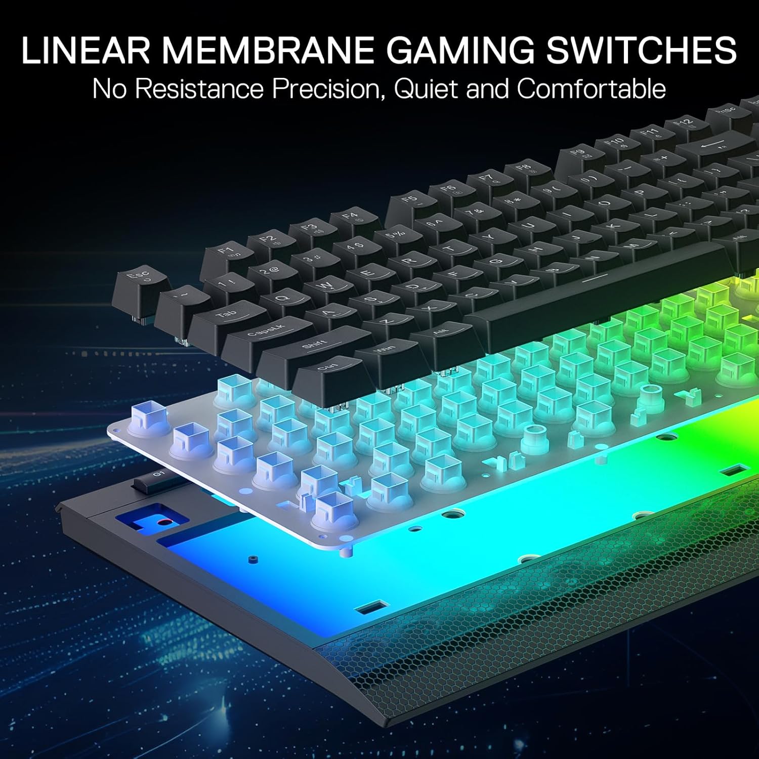 Redragon K525 RGB Wired Membrane Gaming Keyboard