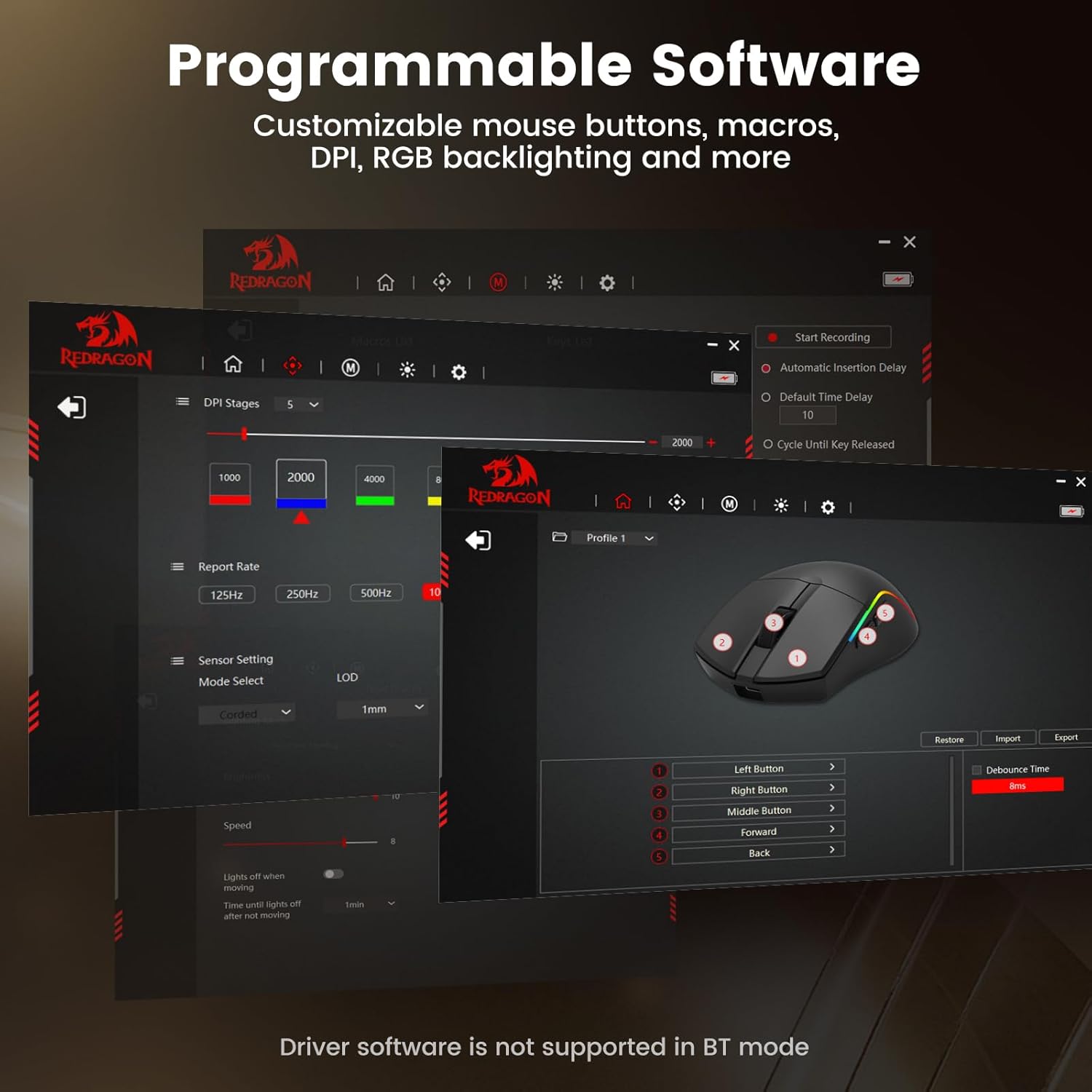 Redragon M816-PRO Wireless Gaming Mouse