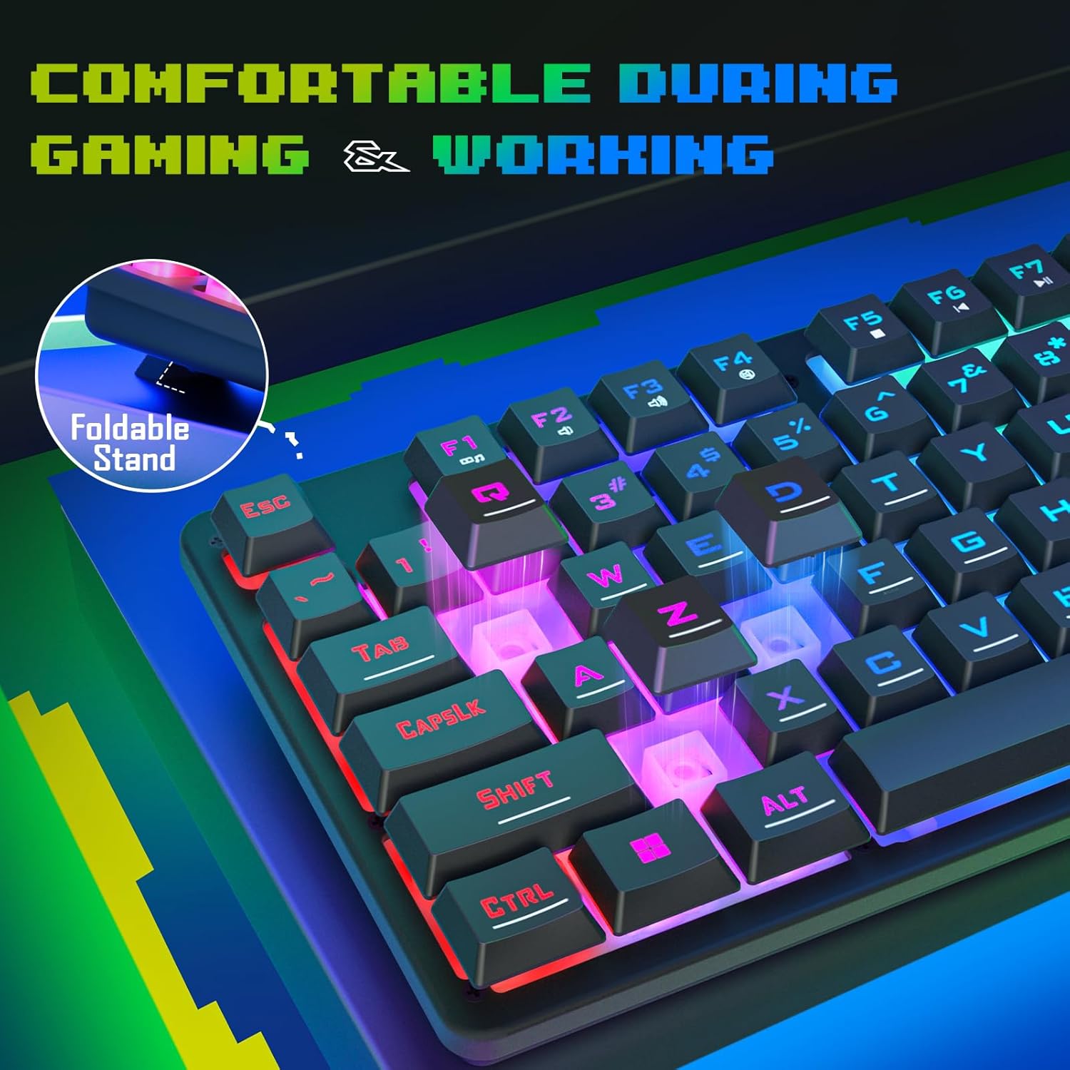 Redragon S107 Gaming Keyboard and Mouse Combo