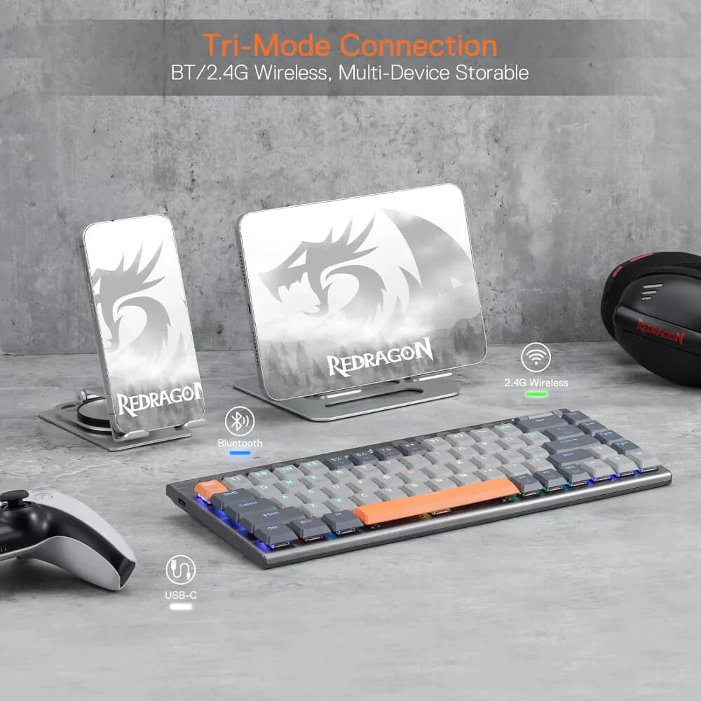 Redragon K609 HORUS PRO 65% Wireless RGB Mechanical Keyboard - PakByte  