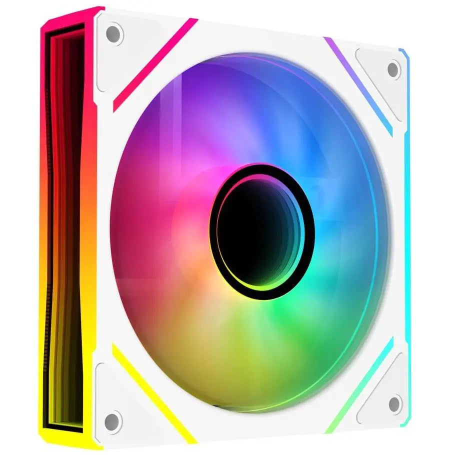 Sama YF1203 Reverse 120mm ARGB Case Cooler Fan Single Pack - White