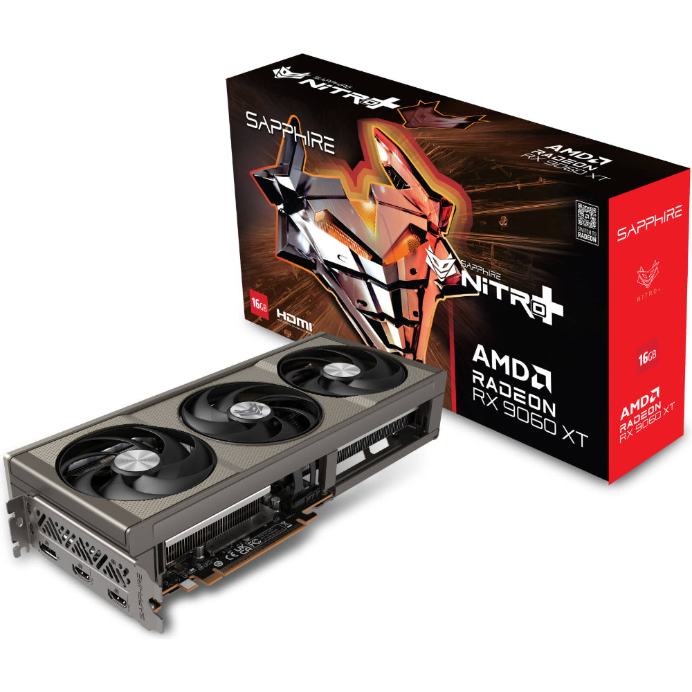 Sapphire NITRO+ AMD Radeon RX 9060 XT OC 16GB Gaming Graphics Card