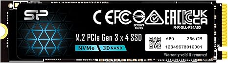 Silicon Power 256GB NVMe M.2 PCIe Gen3x4 2280 SSD