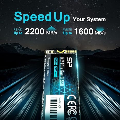 Silicon Power 256GB NVMe M.2 PCIe Gen3x4 2280 SSD