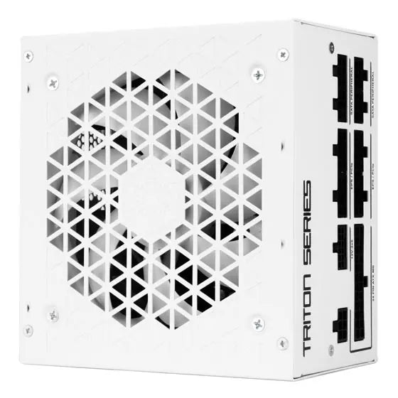 SilverStone Triton 1000Rz Cybenetics Gold 1000W ATX 3.1 PCIe 5 Fully Modular Power Supply - White