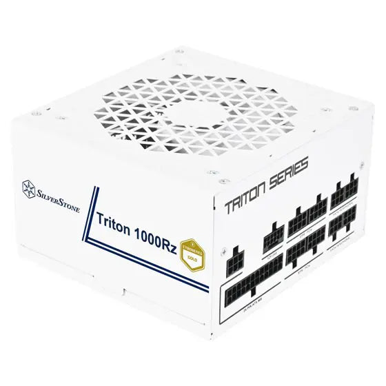SilverStone Triton 1000Rz Cybenetics Gold 1000W ATX 3.1 PCIe 5 Fully Modular Power Supply - White