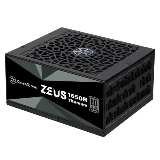 SilverStone Zeus 1650R Titanium 80 Plus Titanium 1650W ATX 3.1 & PCIe 5 Fully Modular Power Supply