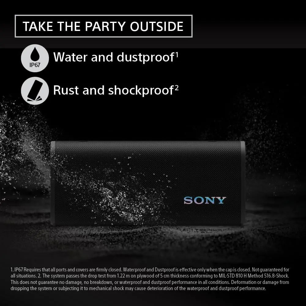 Sony ULT Field 3 Wireless Portable, IP67 Waterproof Bluetooth Speaker - Forest Gray
