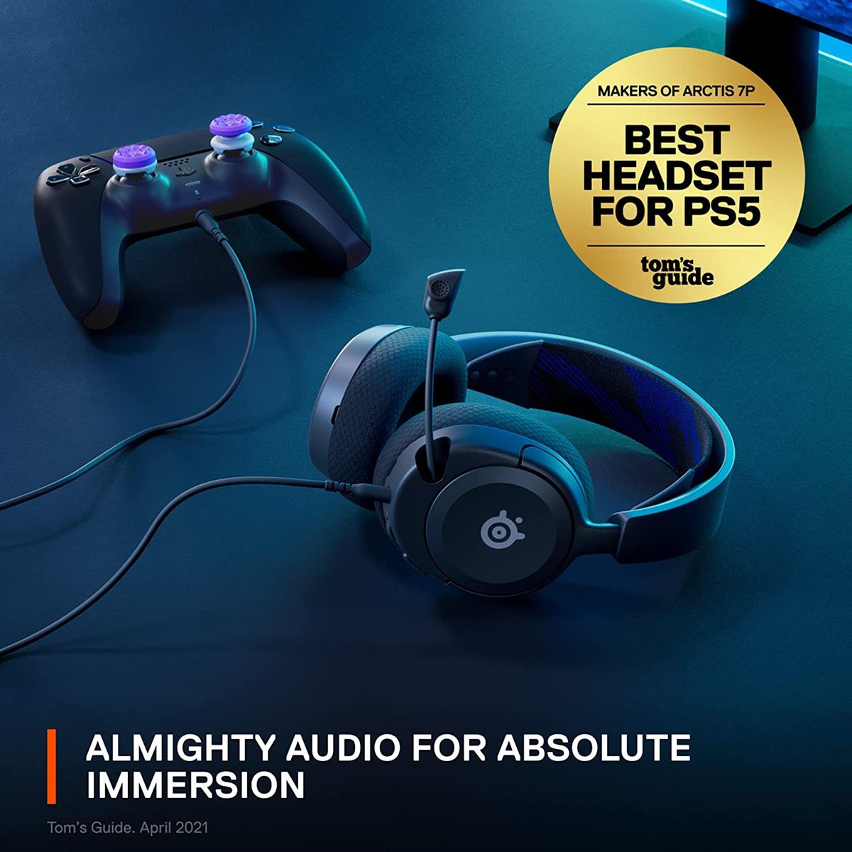 SteelSeries Arctis Nova 1p Playstation Gaming Headset - Black - PakByte Computers  