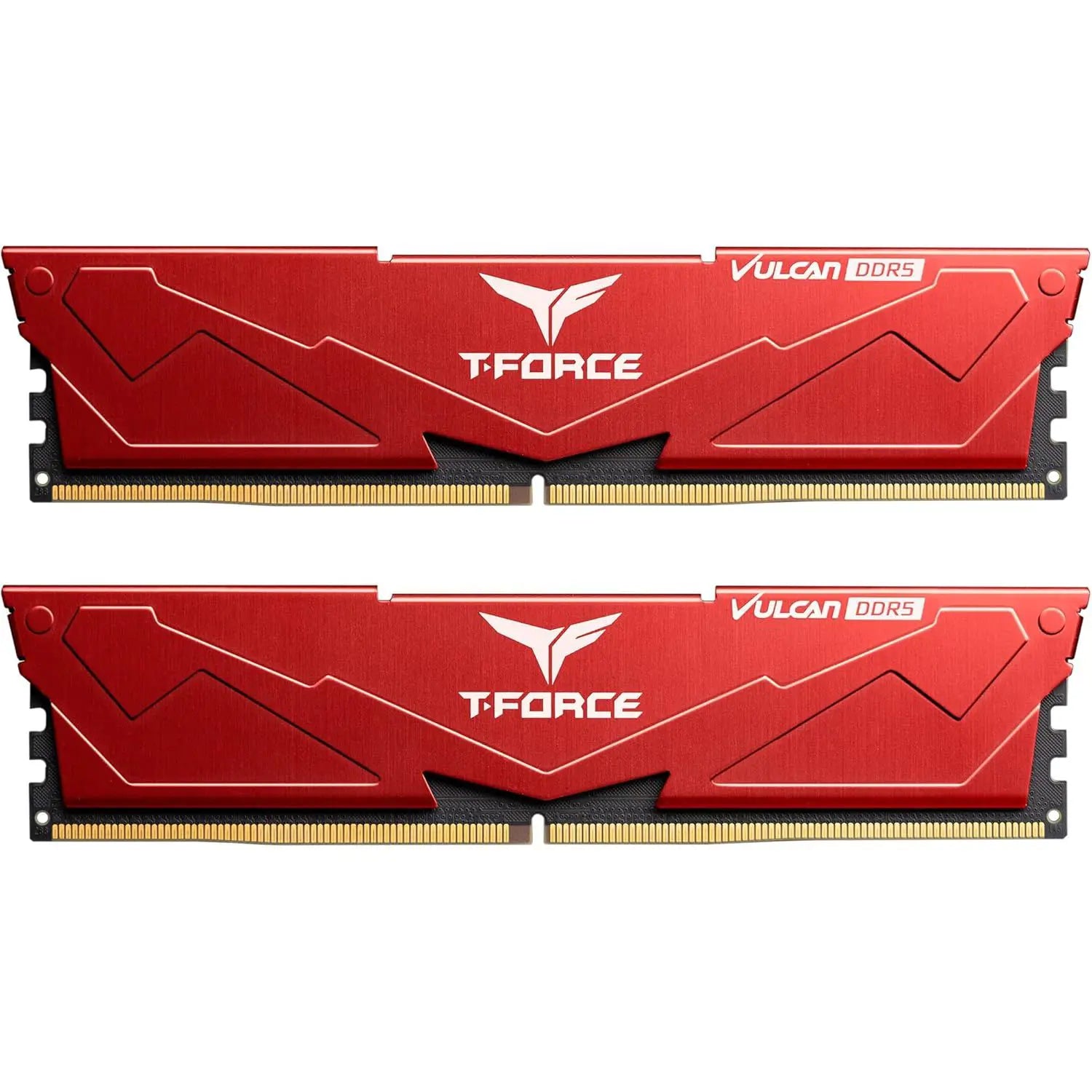 TeamGroup T-Force Vulcan 32GB (2x16GB) 6000MHz CL38 DDR5 Desktop Memory Ram - Red