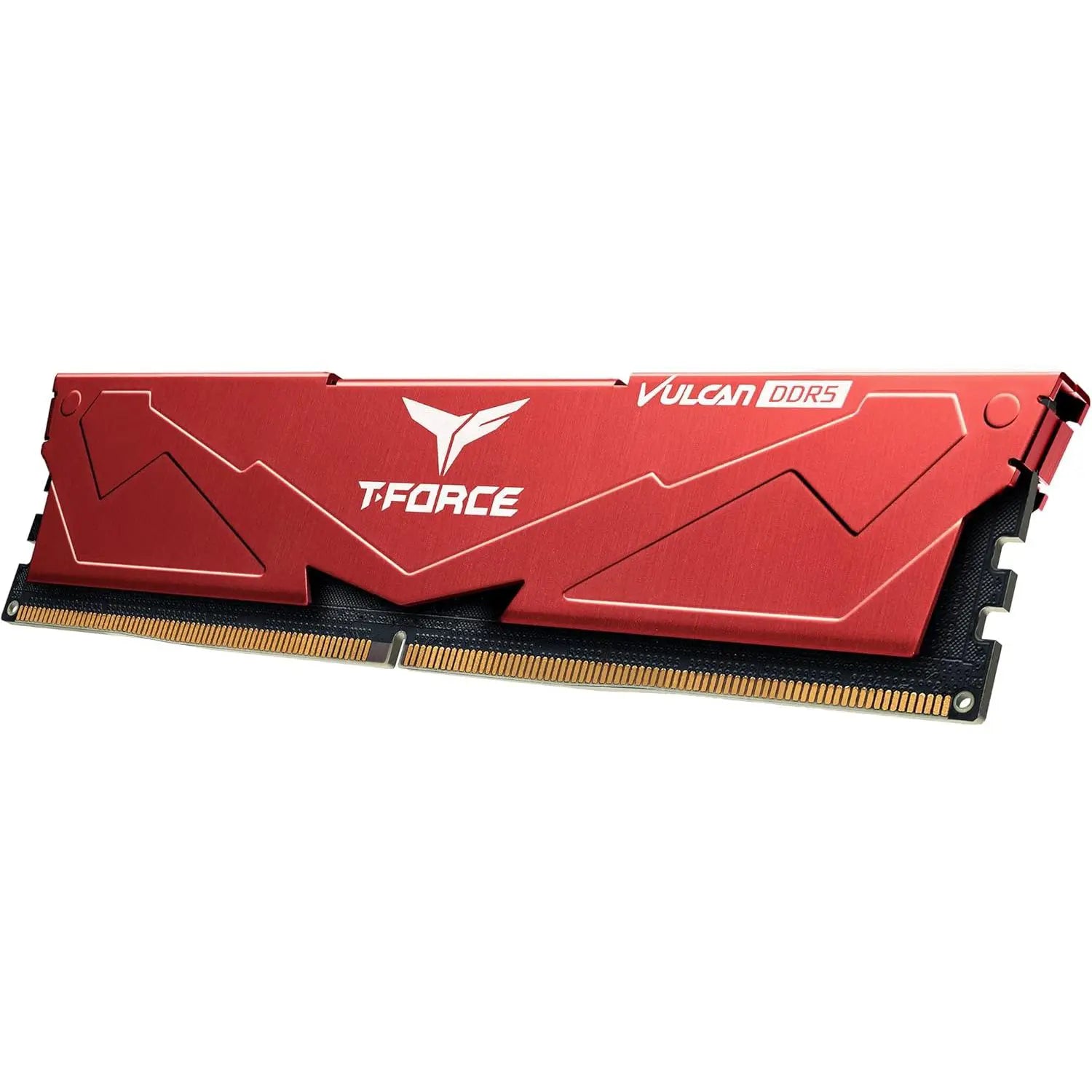 TeamGroup T-Force Vulcan 64GB (2x32GB) 6000MHz CL38 DDR5 Desktop Memory - Red