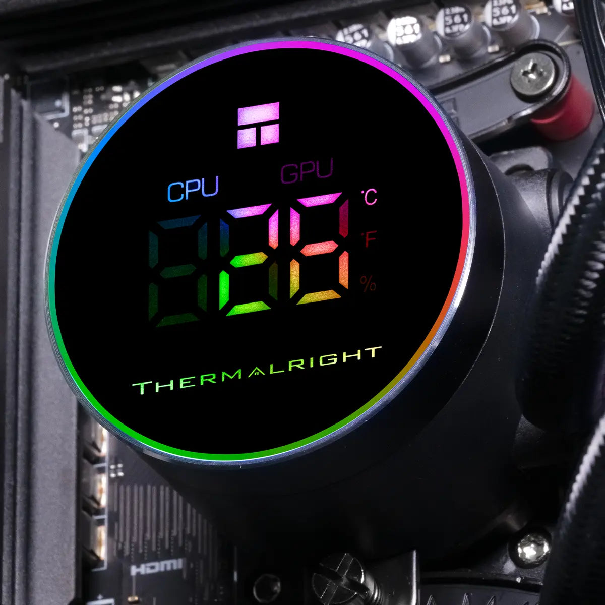 Thermalright Frozen Magic 360 Digital ARGB V2 AIO Liquid CPU Cooler - Black