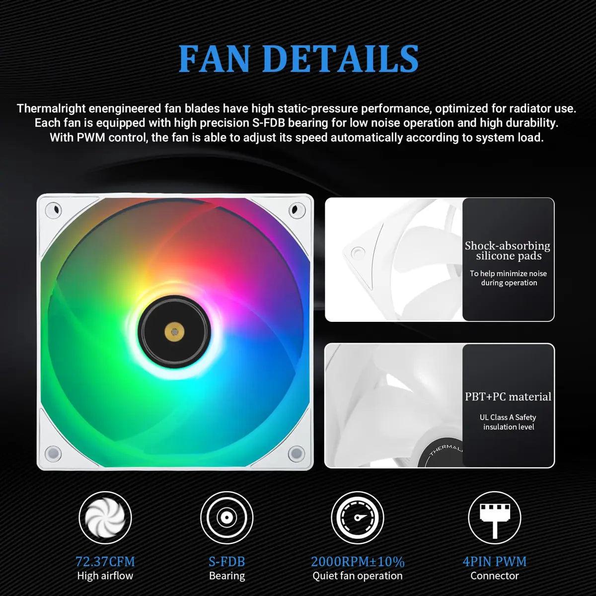 Thermalright Frozen Notte V2 360 ARGB Water Cooling AIO Liquid CPU Cooler - White