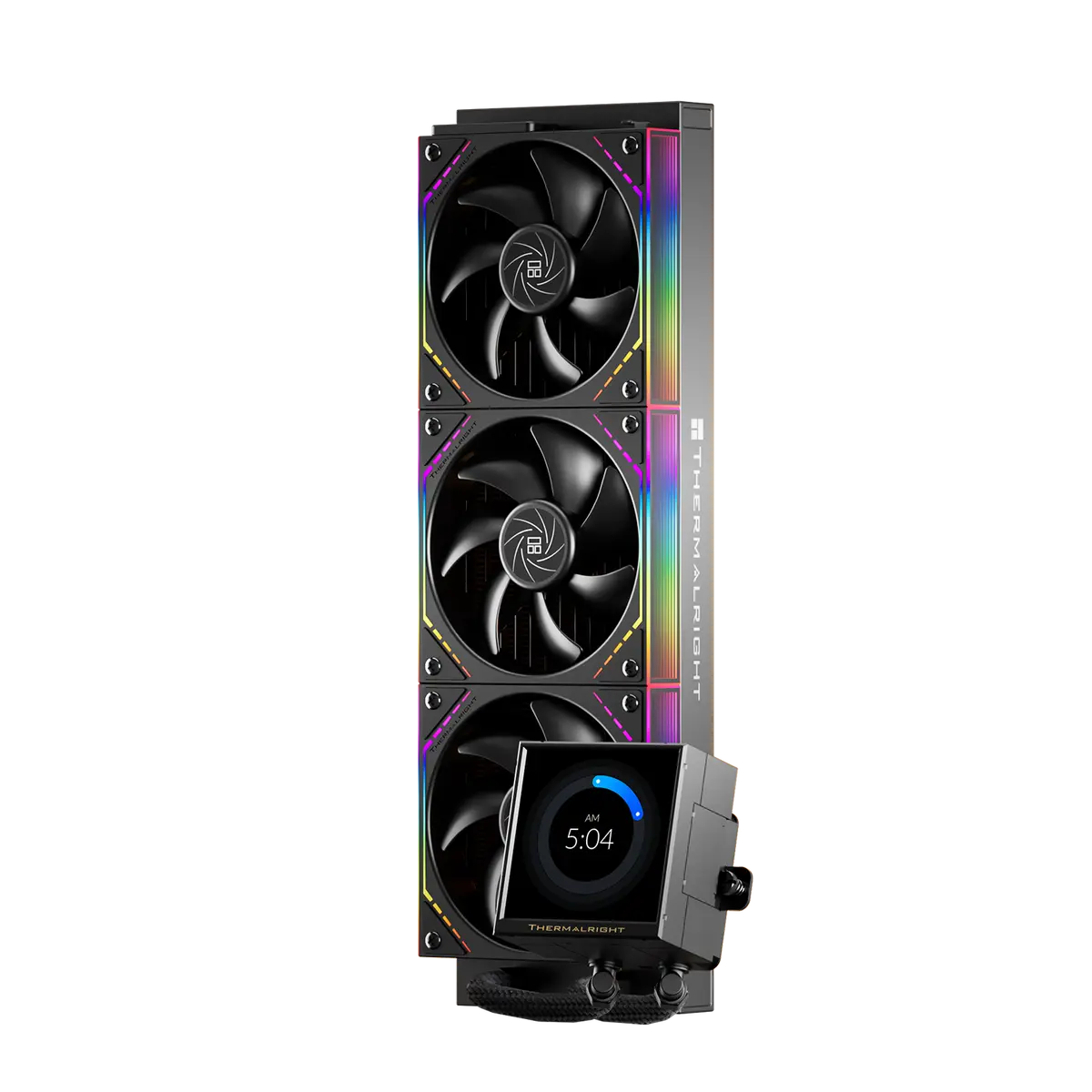 Thermalright Peerless Vision 360 ARGB 3.95" LCD Square Screen CPU Liquid Cooler - Black