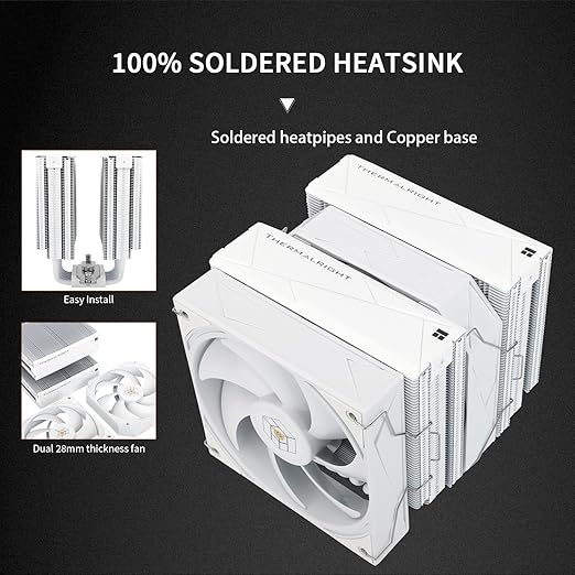 Thermalright Royal Pretor 130 CPU Air Cooler - White