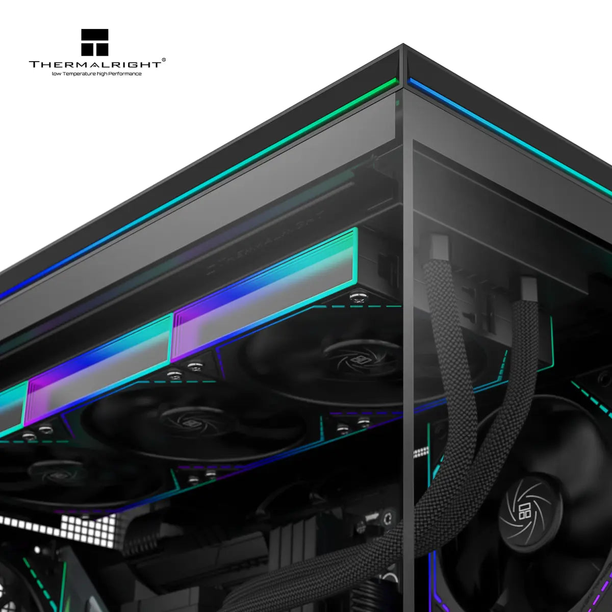 Thermalright TL-M10 Mid-Tower Micro-ATX Gaming Case - Black