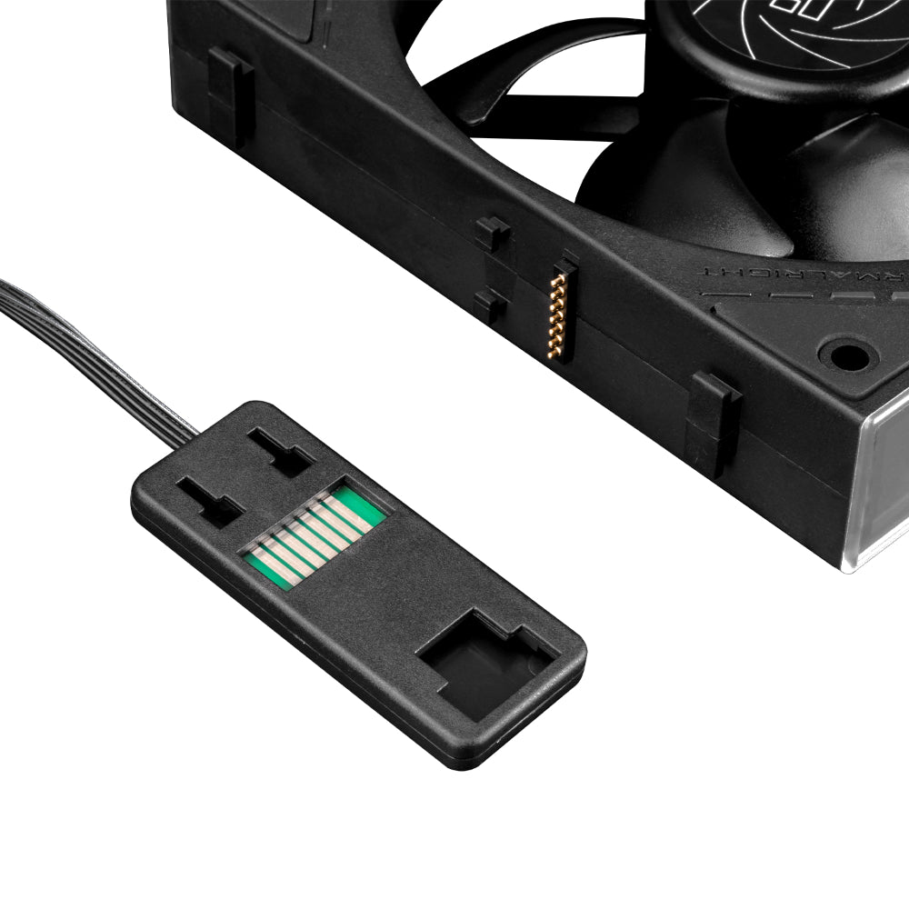 Thermalright TL-M12QR X3 120mm PC Reverse Blade Case Fans - Black