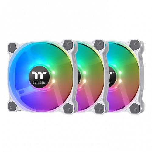 Thermaltake Pure 12 ARGB 120mm Radiator Case Fan - White - 3-Fan Pack - PakByte Computers  