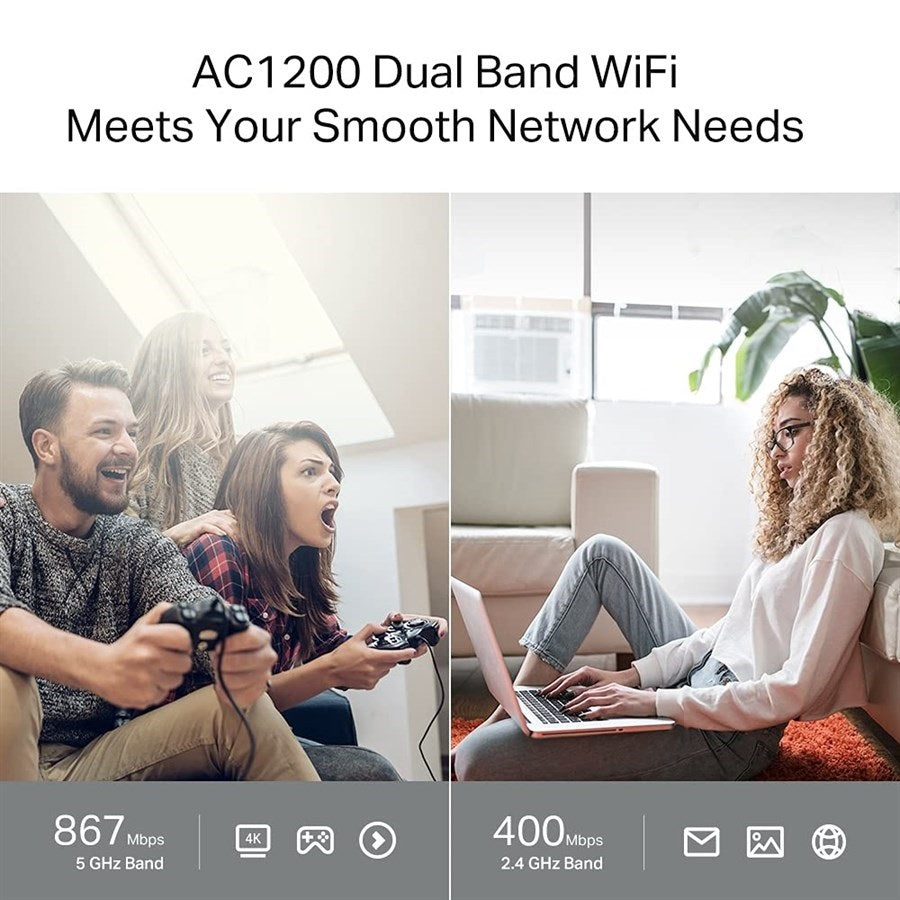 TP-Link Archer C64 AC1200 Dual-Band Gigabit Wi-Fi Router