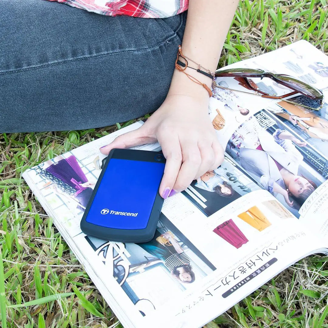 Transcend StoreJet 25H3B 4TB USB 3.1 Portable Hard Drive - Blue - PakByte Computers  