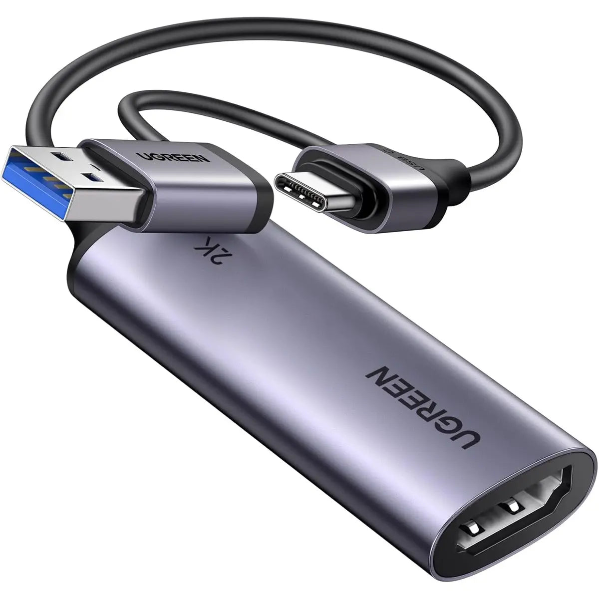 Ugreen 2K@30Hz 1080P 60FPS Video Capture Card
