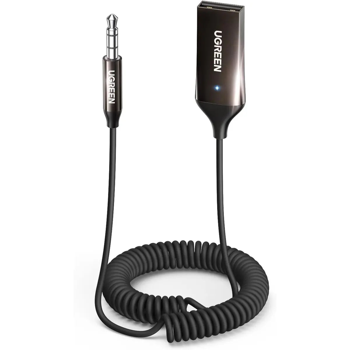 Ugreen 70601 Aux to Bluetooth 6.0 Adapter 3.5mm Bluetooth Receiver for Car