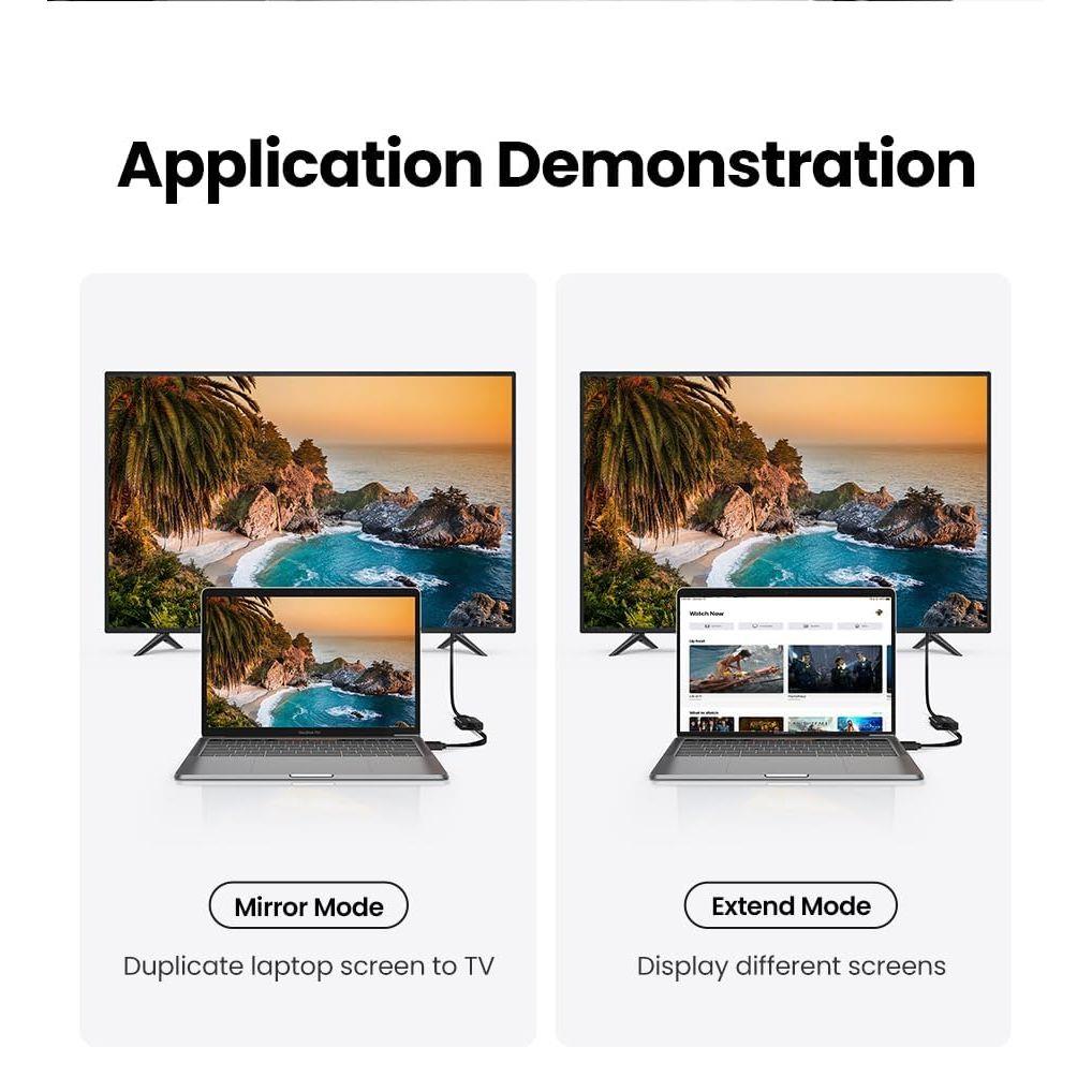 Ugreen 90813 HDMI to VGA Converter with Power Port