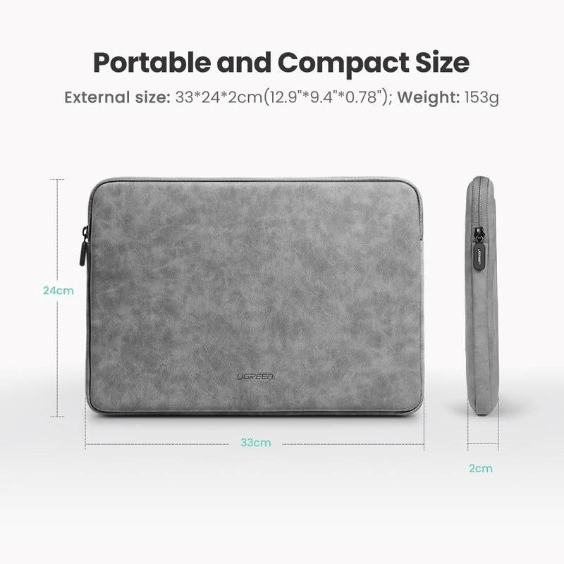 Ugreen Laptop Sleeve Case Bag, 15-15.9" - Gray - PakByte Computers  