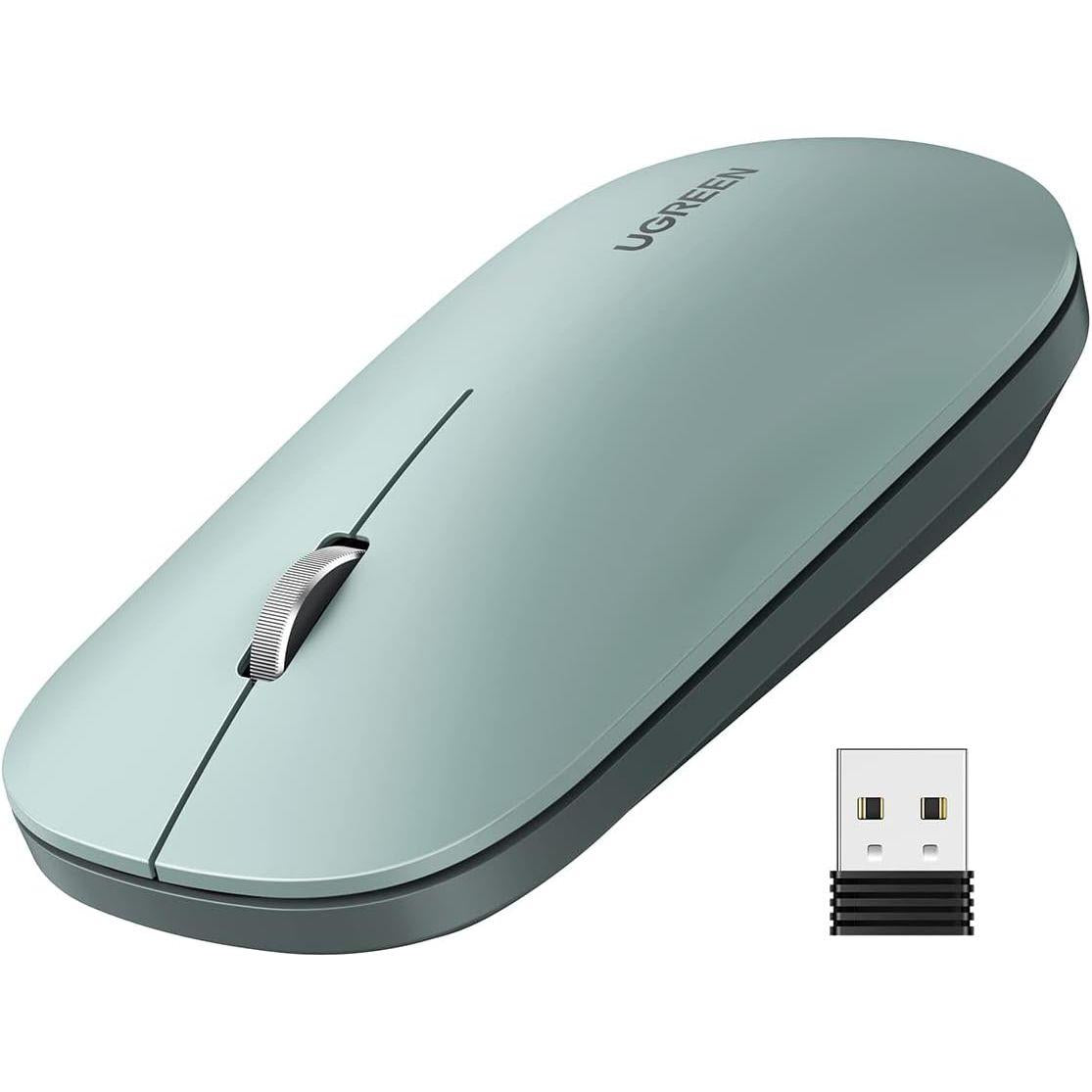 Ugreen Slim 2.4G Wireless Mouse - Green
