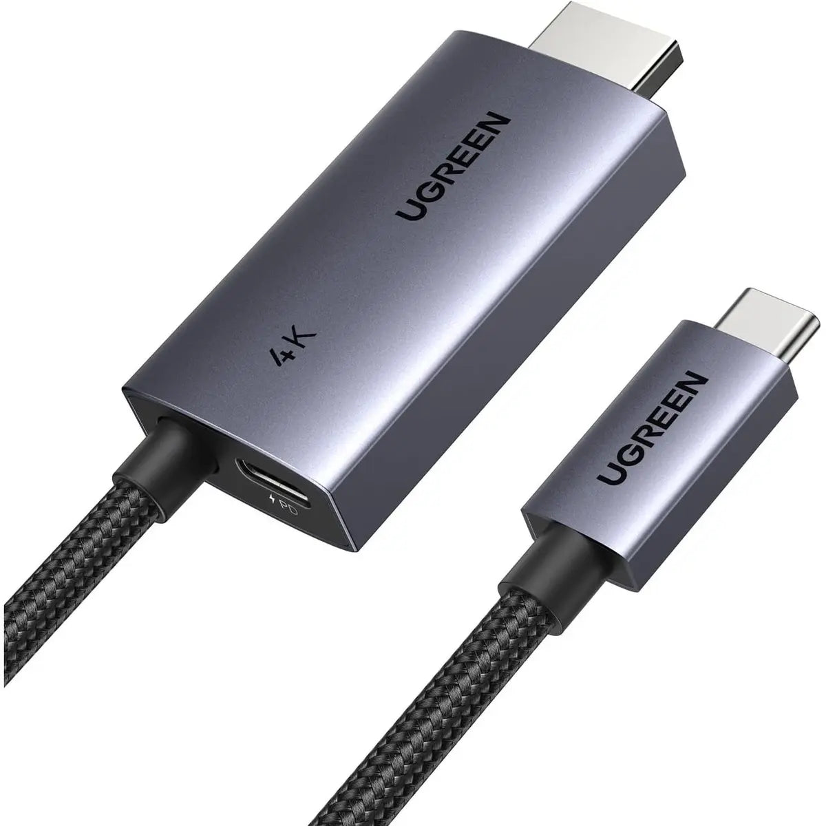 Ugreen USB-C to HDMI Cable with 100W PD Fast Charging Adapter