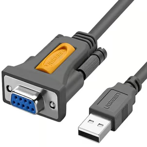 Ugreen USB to DB9 RS-232 Female Adapter Cable 1.5M