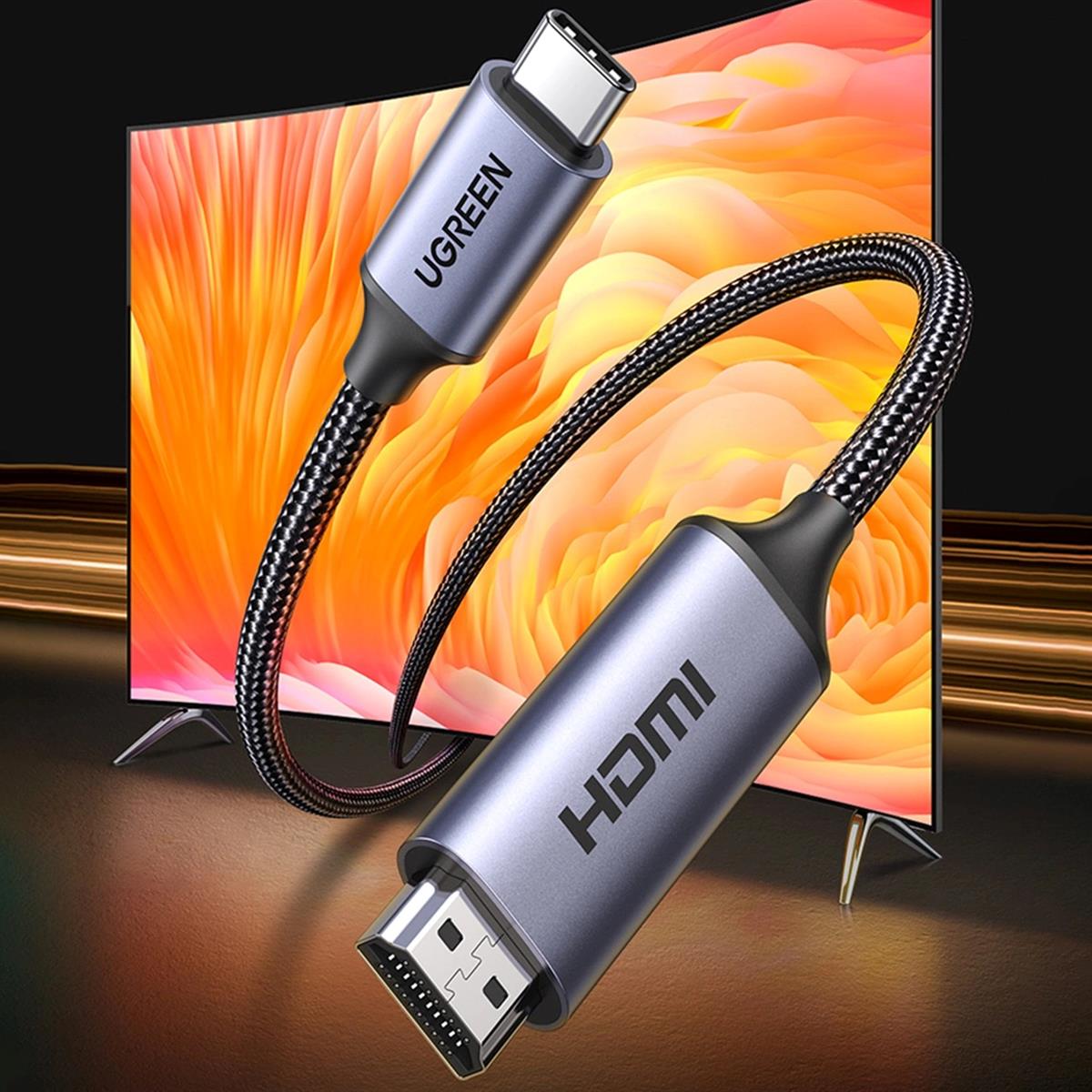 Ugreen 90451 USB Type-C to HDMI 8K@60Hz Cable - 1.5M