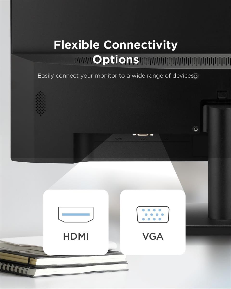 ViewSonic VA270A-H - 120Hz 1080p Full HD IPS 27" Monitor with Fast 1ms Response Time - PakByte Computers  