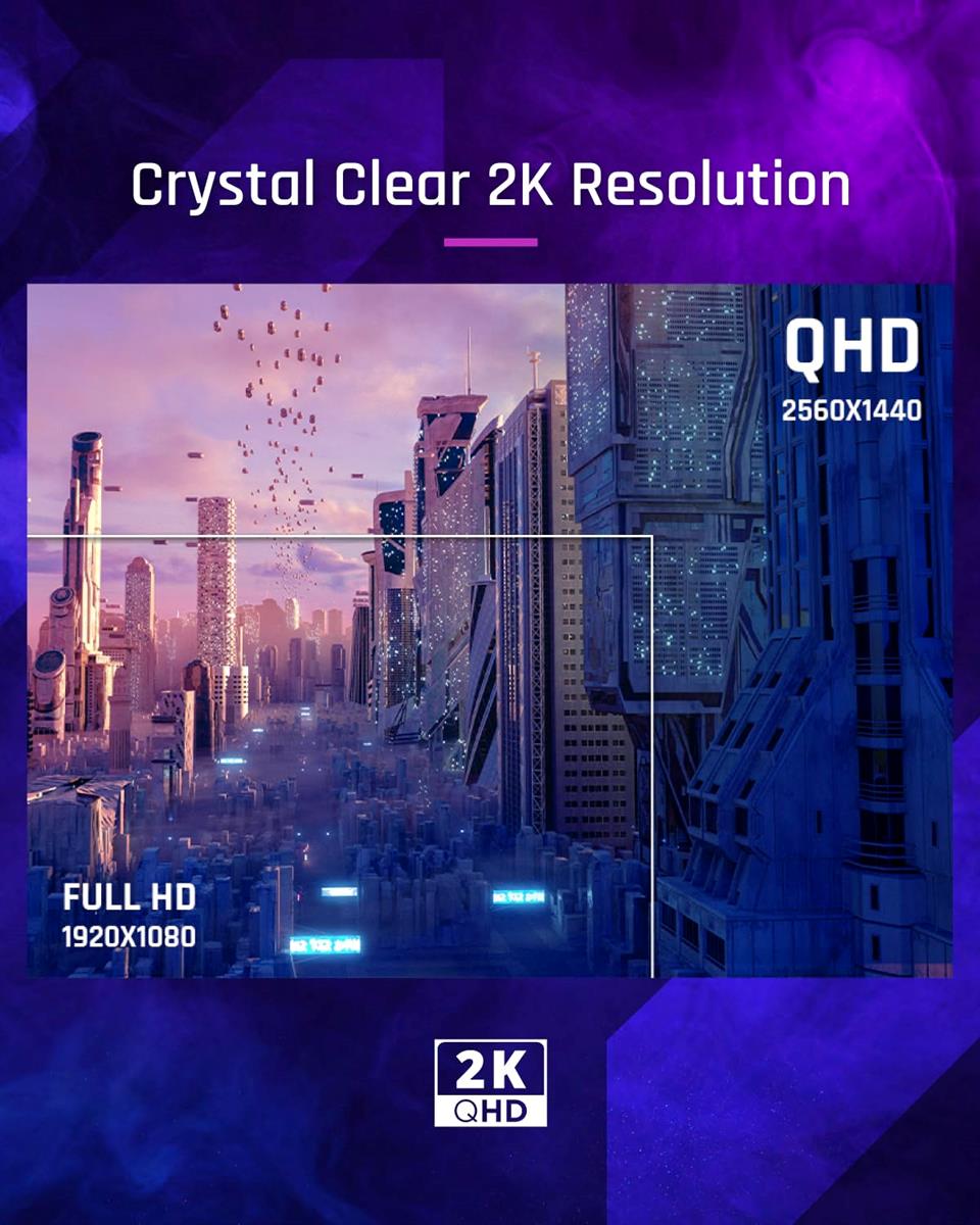 ViewSonic VX2758A-2K-PRO-3 27 Inch 240Hz IPS QHD 2K Gaming Monitor - PakByte Computers  