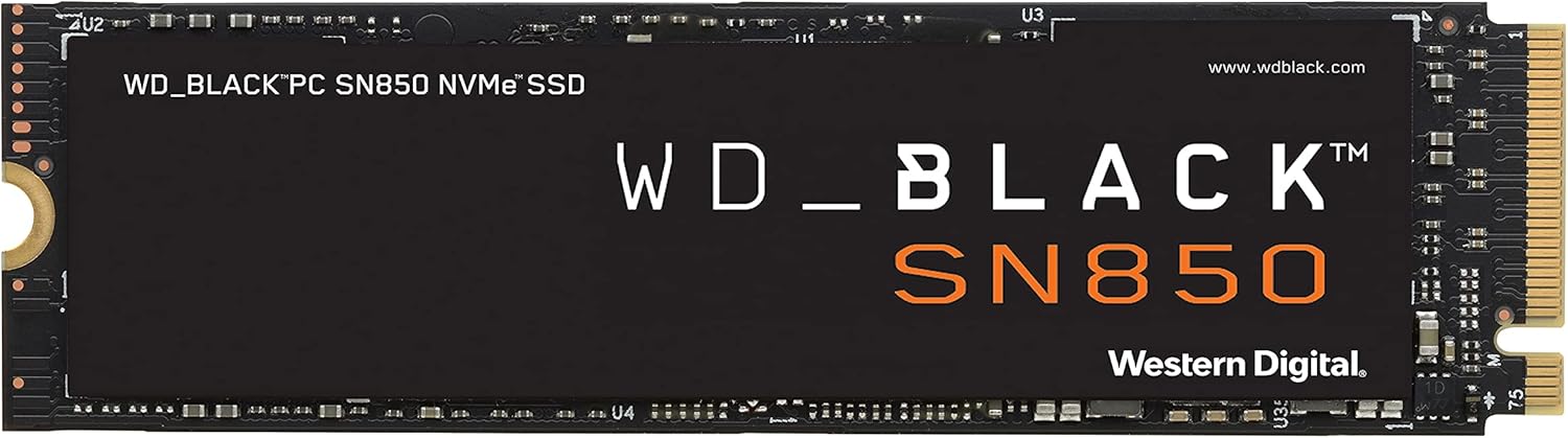 Western Digital Black 2TB SN850 NVMe Internal Gaming SSD